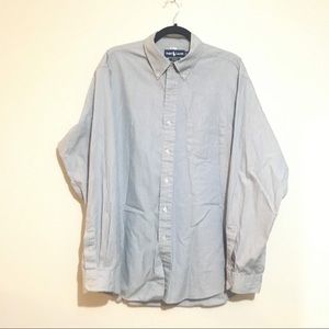RALPH LAUREN Button Up Heritage Dress Shirt Large